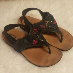 Kalso earth chant thong slip on sandals w size 14.